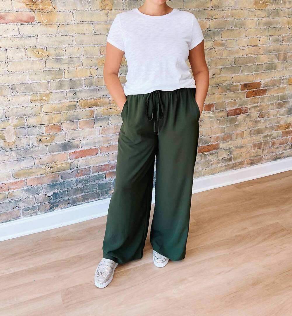 NEW SWEET LOVELY BY JEN celeste pants in olive